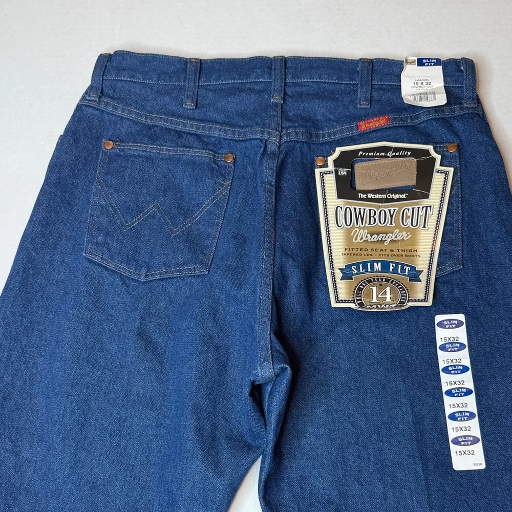 Wrangler Cowboy Cut Slim Fit Jeans Rodeo, Western, Line Dancing Closet Staple